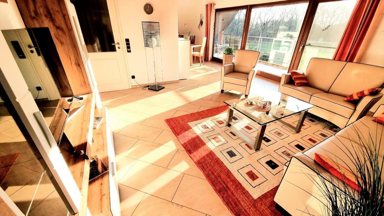 Apartamento Lüneburg-Melbeck, 100 qm mit Fernsicht, ruhige Sackgasse Exterior foto